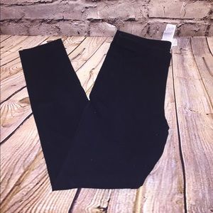 Forever 21 black full length leggings Size Large